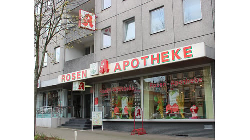 Aussenansicht der Rosen-Apotheke