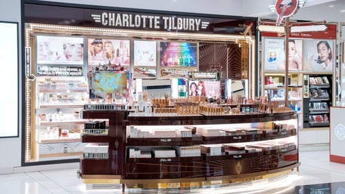 Gatwick Airport South Terminal Charlotte Tilbury Makeup Counter