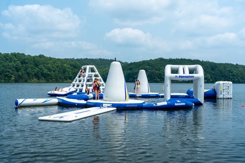 YMCA Camp Lakewood Inflatable Waterpark