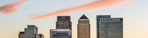 Knight Frank Canary Wharf Estate Agents - The Thames river and Canary Wharf