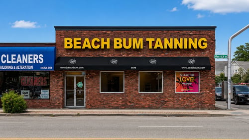Beach Bum store front in Seaford, NY