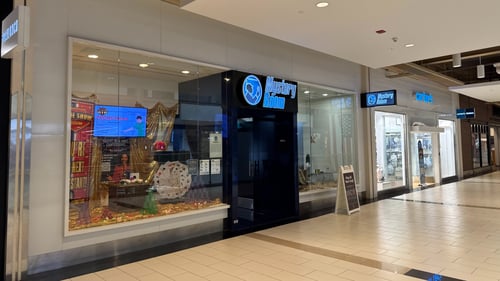 Escape the Mystery Room Storefront located at Palisades Mall in West Nyack, NY with multiple escape room themes that are perfect for all ages.