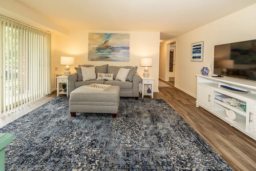 Living room at Windsor House Apartments*, Baltimore, 21220
