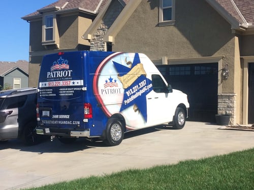 Patriot Heating & AC service van