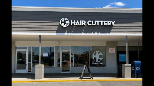 Outside the Hair Cuttery salon in  Baltimore