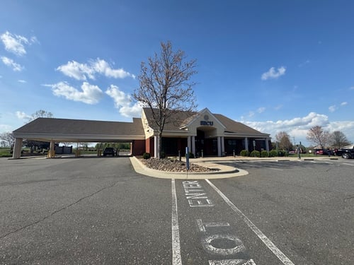 Outside view of the State Employees' Credit Union Yadkinville branch