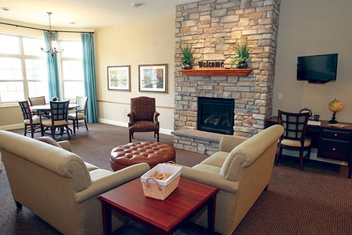 Brookdale Brookfield Memory Care Community Living Room