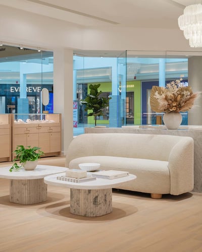 Inside Burlington, MA store