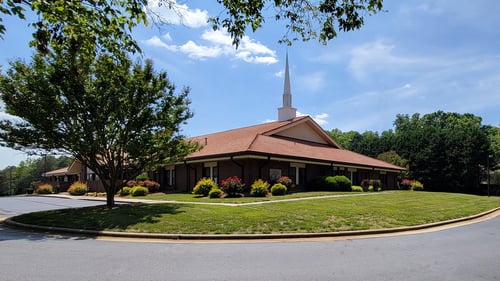 This is the Mooresville meetinghouse for The Church of Jesus Christ of Latter-day Saints.