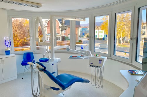 Panorama-Sicht im Behandlungszimmer
