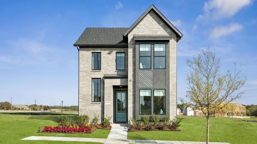Exterior of the Painted Tree Woodland North model in McKinney, TX.