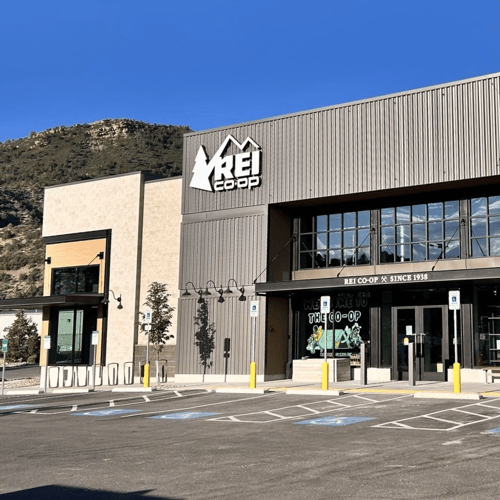 Storefront of the REI in Durango, Colorado