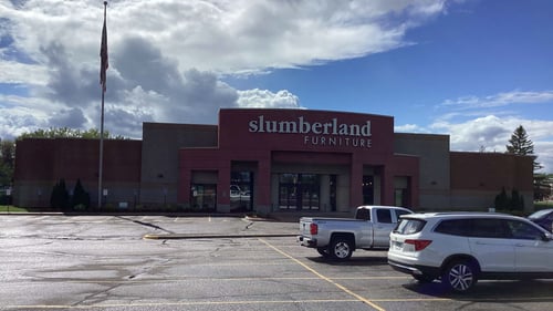 Fridley Slumberland Furniture parking lot