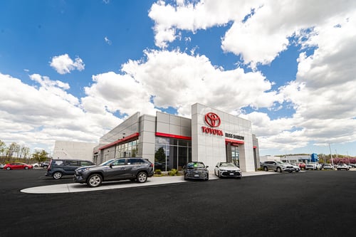 Russ Darrow Toyota is located in West Bend, Wisconsin.