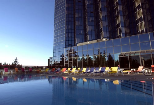 Heated Outdoor Pool at Caesars Republic Lake Tahoe