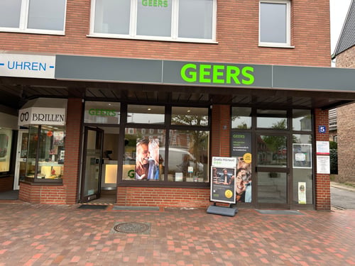 Außenaufnahme vom GEERS Fachgeschäft