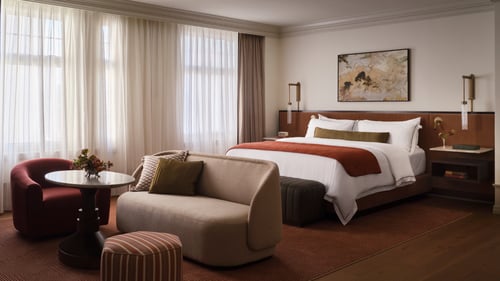 King Junior Suite at The Huntington Hotel