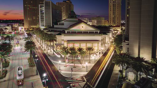 Caesars New Orleans Hotel & Casino - Nighttime Exterior Image