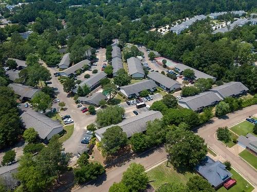 Aerial View at Lakeshore Landing in Ridgeland, MS
