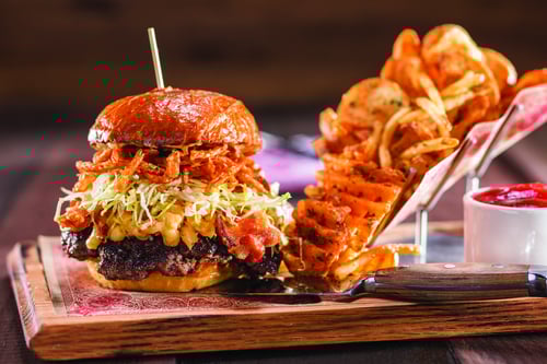 Guy Fieri's Signature Dish - Cherokee Kitchen + Bar at Harrah's Cherokee Casino Resort in North Carolina