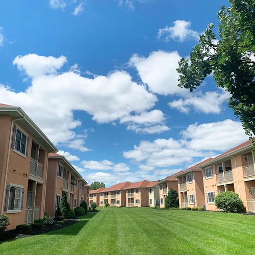 Exterior view at The Residences at Toscana Park in Granger, IN 46530