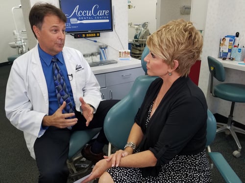 Dr. Willcox with a Patient