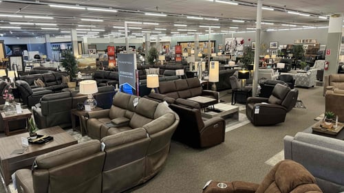 Dundas Northfield Slumberland Furniture interior