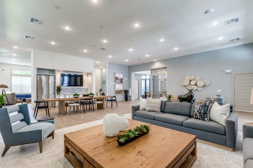 Club Room at Carson Crossing Affordable Apartments in Austin, TX