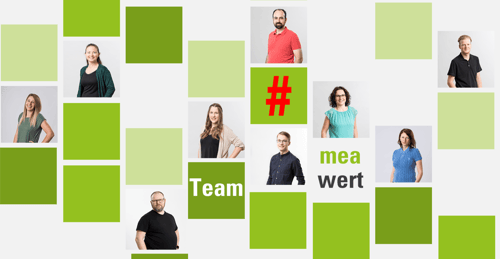 Wir sind #mea als ein Bündel aus Expert:innen! 
Team #meaert.