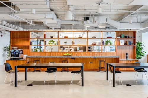 WeWork One Lincoln Street - Coworking space interior view