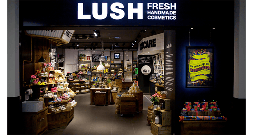 Shopfront Lush Westfield Donauzentrum