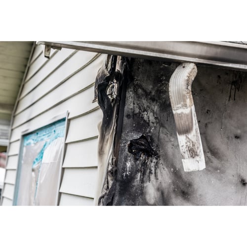 Fire damage restoration