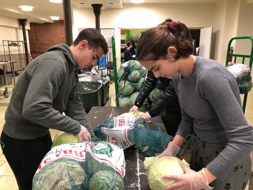 ECFS students out serving their community