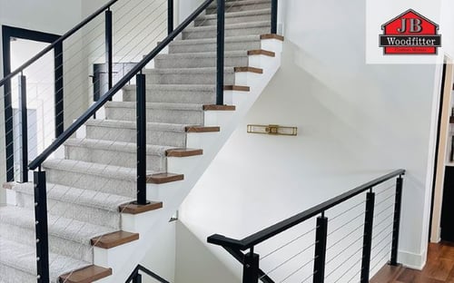 Interior home painting project with Gigstad Painting.