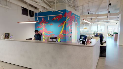 WeWork One City Center - Coworking space interior view