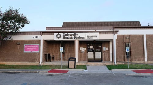 Exterior shot of University Health Zarzamora