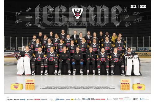 Photographe Officiel HC Fribourg Gotteron: Poster & Player Cards