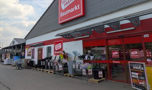 Außenansicht Sonderpreis Baumarkt, Freiberger Straße 99-101 in Olbernhau