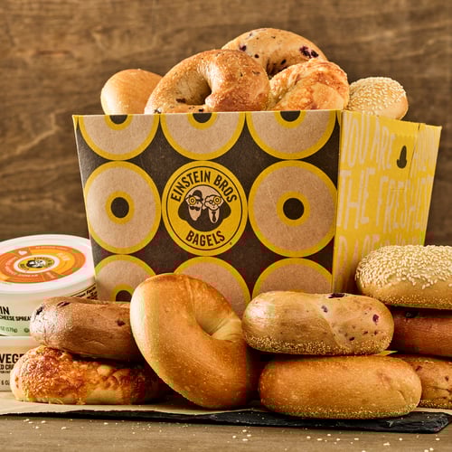 Einstein Bros. Bagels $10 Baker's Dozen & Shmear Box Deal