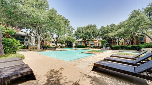 Resort Style Pool at Southern Oaks in Fort Worth, TX