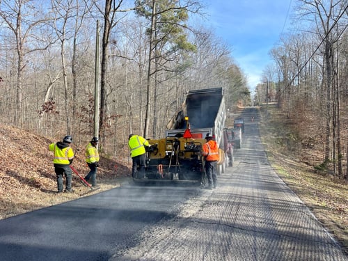 Asphalt Overlay Project in Ruther Glen, VA
