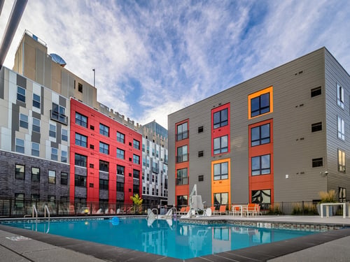 Pool View at Center Square Lofts East, Allentown, PA 18101