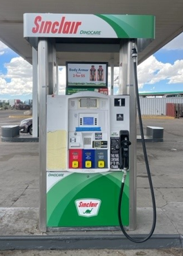 Sinclair Gas Station Fueling Island