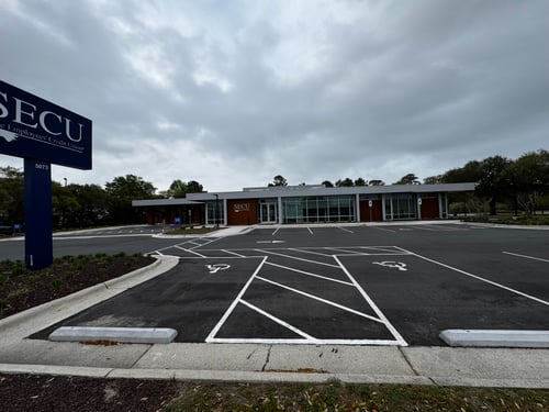 Outside view of the State Employees' Credit Union Morehead branch