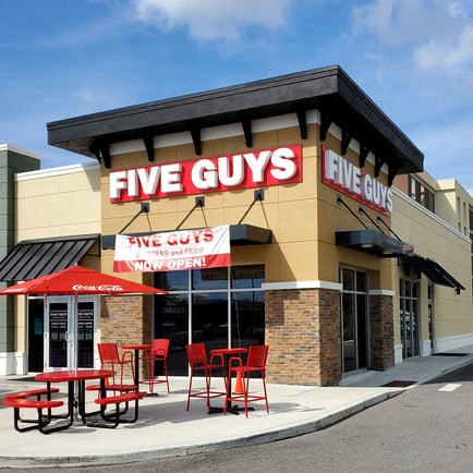 Five Guys at 10125 Ulmerton Rd. in Largo FL.