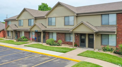 Exterior photo of Villa West Apartments