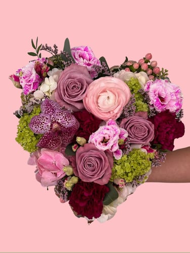 Coeur “Mon coeur en fleur”