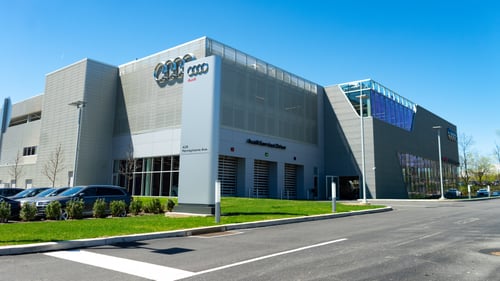 Exterior photo of Audi Fort Washington's service department