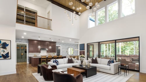 Spacious great rooms for gathering and comfort