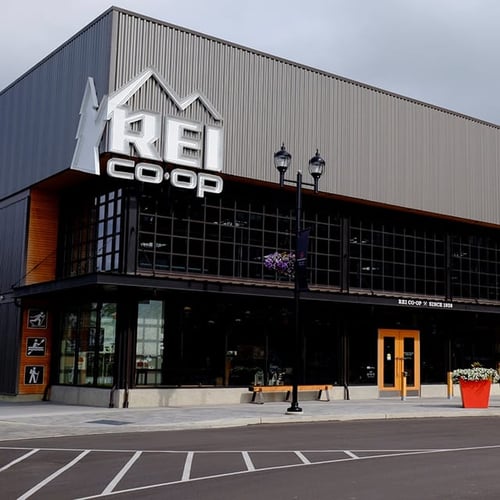 The front of the REI store in Beachwood, Ohio